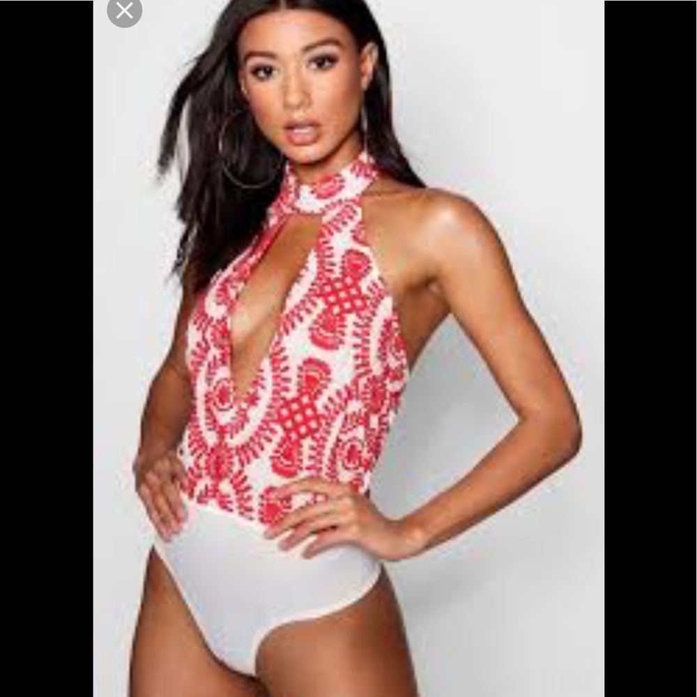 Plunge bodysuit